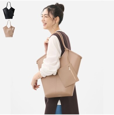 👜スッキリ見えて、しっかり入る👌✨️A4サイズ対応の軽量トート👜