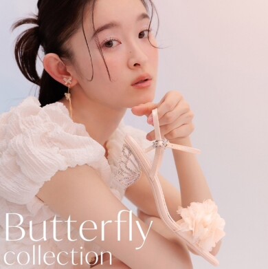 【RANDA(ランダ)】儚くも美しい女性らしさを、そっと映し出すデザイン ブランド初の“Butterfly collection”〈5月1日(金)発売〉